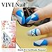 Matte False Nails Coffin Shape 24 Pieces Full Cover Girls False Nails with Designs