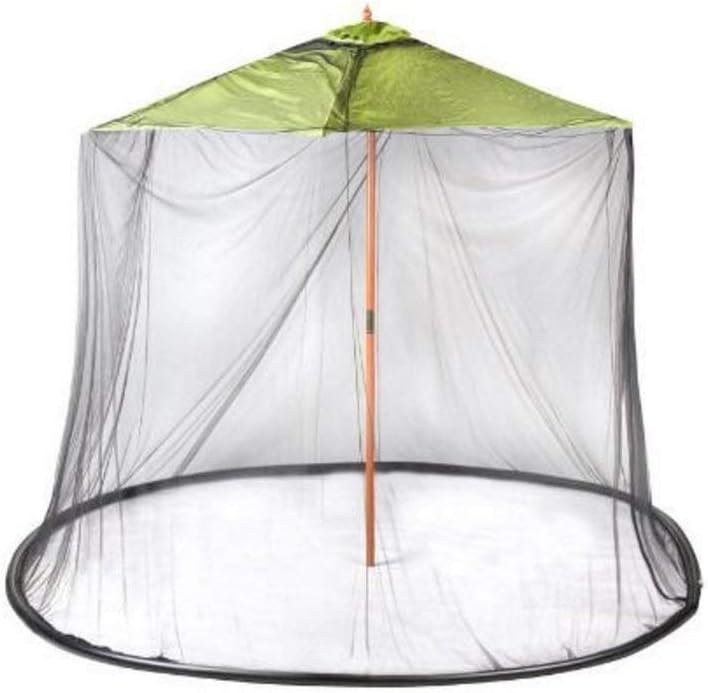 Black Mosquito Netting for 9 ft Market Umbrella
