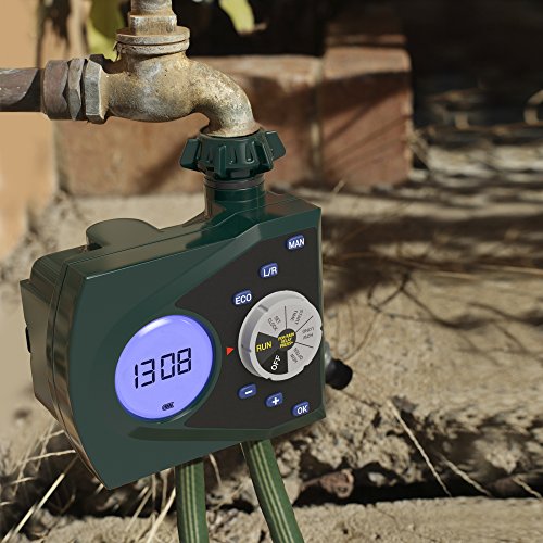 Gideon DualValve Hose Water Timer Sprinkler Timer Irrigation