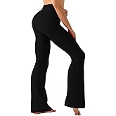 BUBBLELIME 29"/31"/33"/35"/37" 3 Styles Women's High Waist Bootcut Yoga Pants Basic/Side Pockets Tummy Control Workout Flared