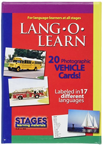 Stages Learning Lang-O-Learn Esl Vehicles Vocabulary Photo Flash Cards