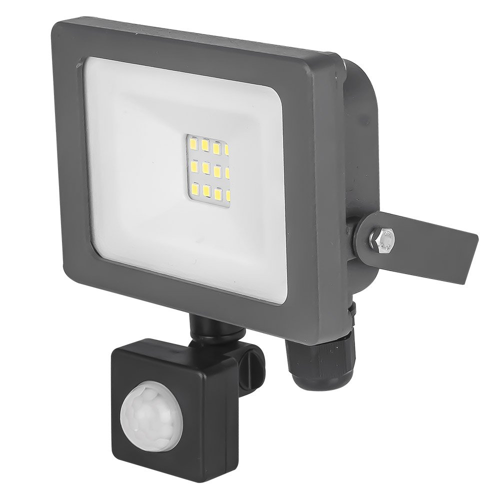 STATUS Slimline Motion Sensor Light | LED Security Light | 10W LED Flood Light | S10WSFLGPIR1PKB6