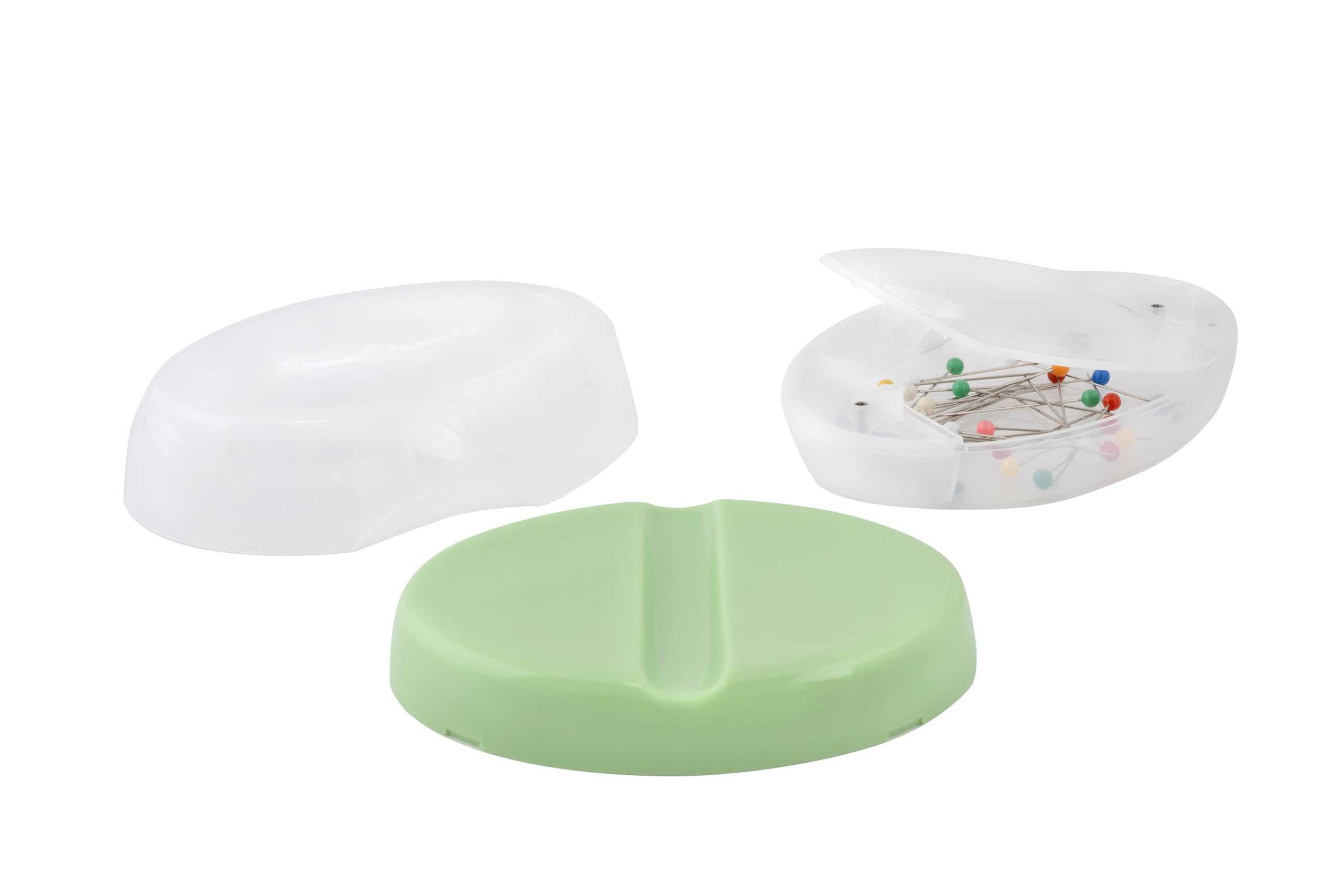 Dritz Ultimate Magnetic, Assorted Colors: Blue, Purple & Green, 1, 15 Ball Pin Caddy