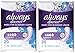 Always Discreet, Incontinence Pads, Moderate, Regular Length, 20 Count (Pack of 2)