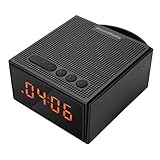 Wireless Bluetooth Speaker AncordWorks with FM Radio With Antenna and Alarm Clock Portable Lightweight Sound System Stylish Durable Waterproof Crystal Clear Audio 8W Black