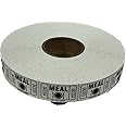 The Ticket Gurus-roll of 2000 White Meal Tickets Single Roll Consecutively Numbered Raffle Tickets