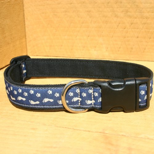 3/4" Best Friends Blue Small Hemp Collar