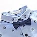 Baby Boy Bodysuit Gentleman Bowtie Long Sleeve Shirt Vest Pants Jumpsuit Romper