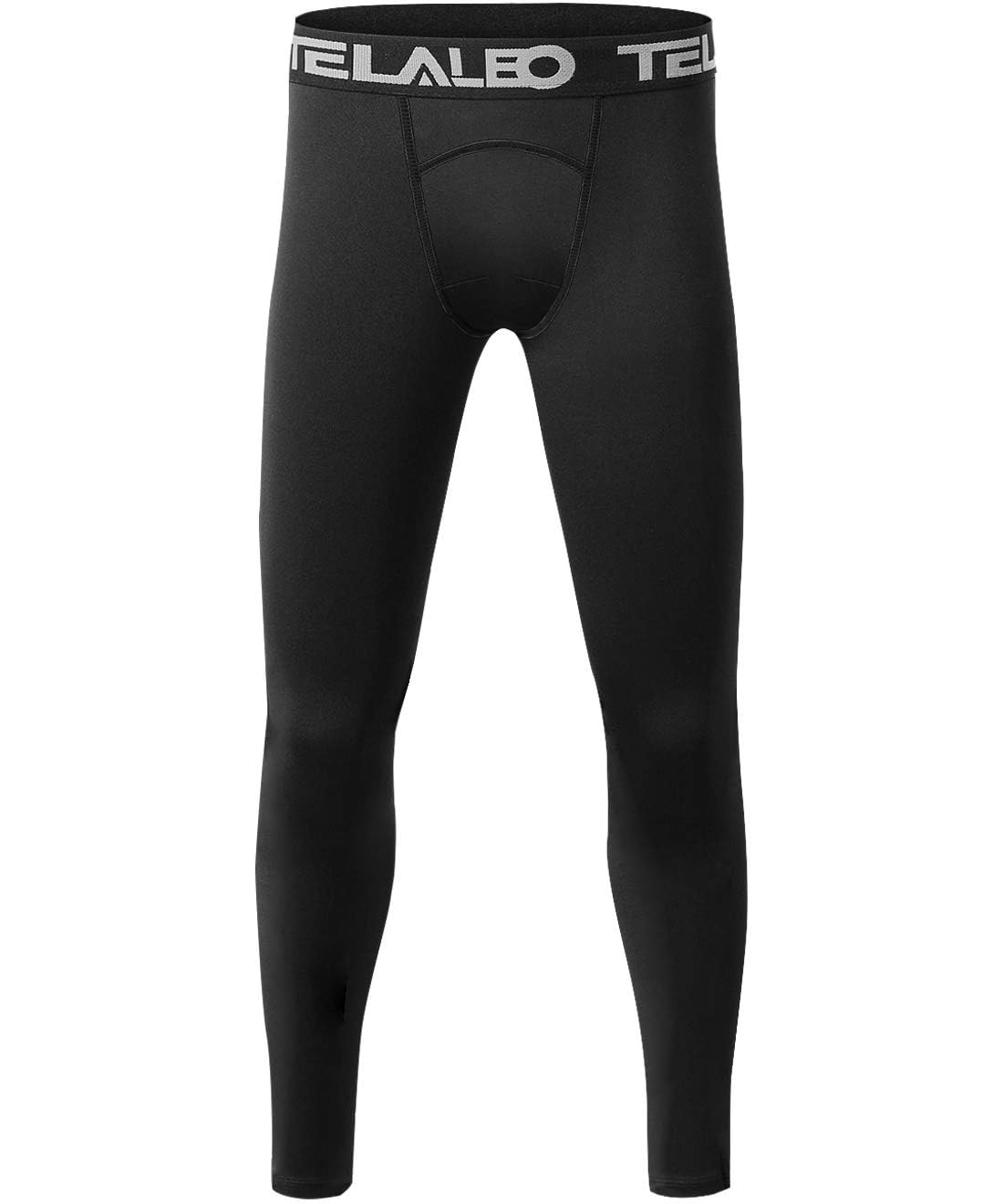 TELALEO 1/2/3/4 Pack Boys' Youth Compression Leggings Pants Tights Athletic Base Layer for Running Hockey Basketball