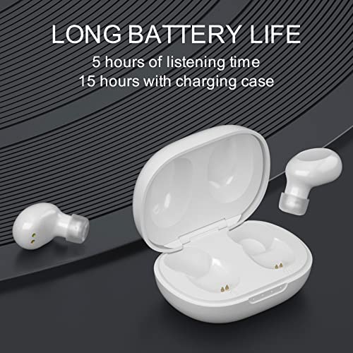 ABRAMTEK Mini Wireless Earbuds for Small Ears, E9 Tiny inEar Bluetooth