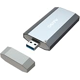 MAIWO mSATA Enclosure, USB 3.0 5Gbps External mSATA SSD Reader (Cable-Free) | USB-A Interface, UASP &amp; Trim Supported, Up to 2TB, Portable Aluminium Case for 3050 mSATA SSD,No Cable Required, Tool-free