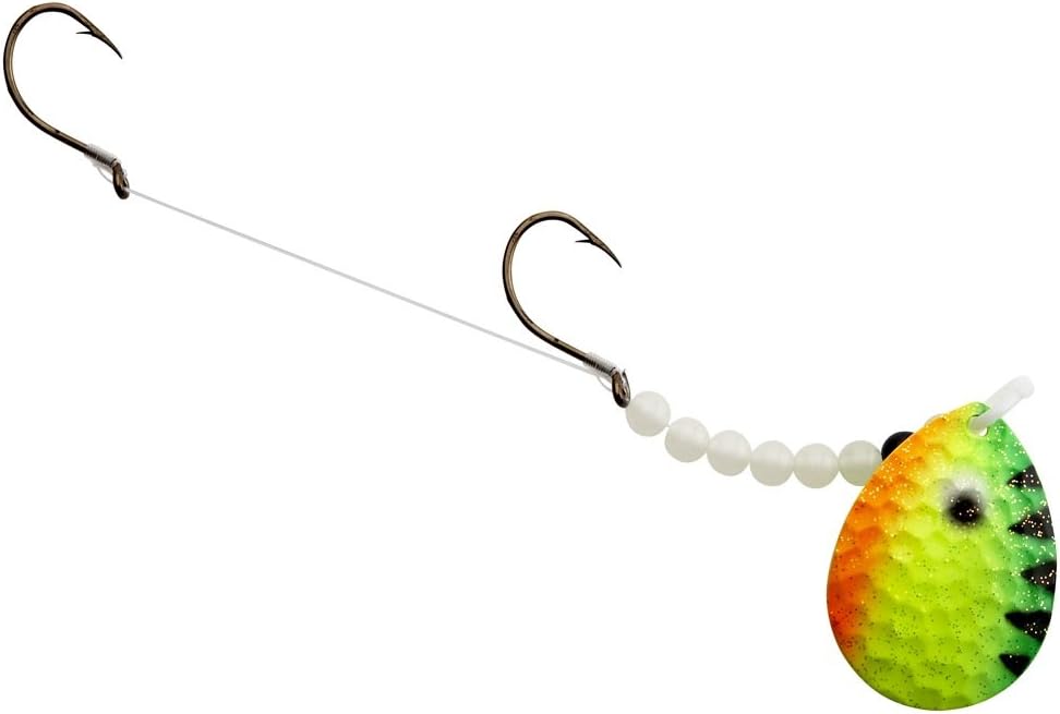 Hildebrandt Walleye Spinner - Hammer Time - UV Worm Harness - Quick-Change Clevis - 1 Piece