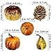 besttoyhome Miniature Artificial Pumpkins and Gourds Pine Cones Acorn Rustic Decoration Crafts for Fall Crafts - Faux - Dollhouse - Halloween & Thanksgiving Decor - Bowl Fillers - Assorted