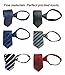 TIGER MAMA 6pcs Zipper Skinny Tie Pre-tied Business Skinny Necktie Mixed Lot (Set-11)