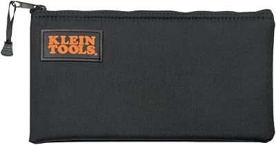 KLEIN TOOLS 5139PAD Padded Zipper Tool Bag Cordura Nylon Organizer 12.5x7 Inch