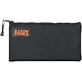 Klein Tools 5139PAD Zipper Bag, Cordura Nylon Tool Pouch with Layered Padding for Protection and Zipper Close, 12-1/2-Inch, Black