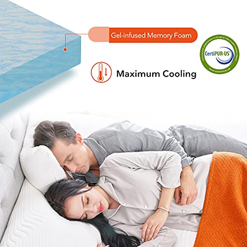 Sweetnight King Mattress, 12 Inch King Size Memory Foam Mattress with 5