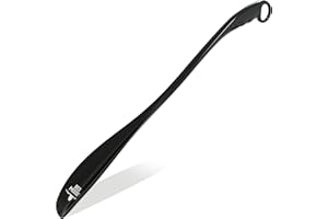 OrthoStep Red Moose Shoe Horn Long Handle Metal 24 inch - Durable and Sturdy for Shoes and Boots