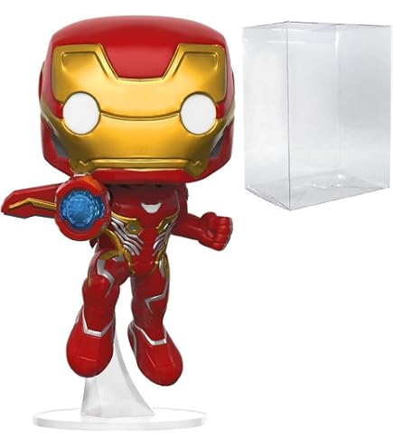 Iron Man Model 39 #555 Marvel Figura In Vinile Glow In The Dark (Edizione Limitata AAA Anime) Con Custodia Protettiva Ecotek - 3