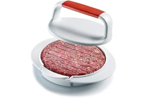 QELEG Non Stick Burger Press, Hamburger Maker Mold, BBQ Patty Juicy Regular Beef Maker Round