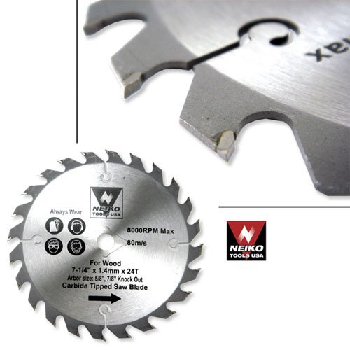 Neiko 10769A 14" 80-Tooth Circular MIter Saw Blade with Carbide Tips, Heavy Duty for Metal & Wood