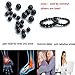 Black Tourmaline Crystal Bracelet  Magnetic Bracelet for Men and Women（2 Pack）
