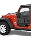 Bestop 5181335 Black Diamond Element Door Storage Bags For 2007-2018 Wrangler JK 2DR & 4DR