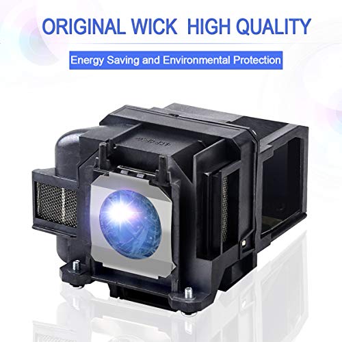 LBTbate Replacement Projector Lamp for Epson ELPLP78/ V13H010L78 DT Home Cinema PowerLite 2030 2000 730HD 725HD 600 EH-TW570 Projector Bulb with Housing