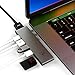 CharJenPro USB C Hub for MacBook Pro 16", 15.6" 2019, 2018, 2017, MacBook Air 2019, 2018, HDMI 4K, 100W Power Delivery, Thunderbolt 3, 2 USB 3.0, microSD, SD card reader, USBC port (USBC Hub) MacBar primary
