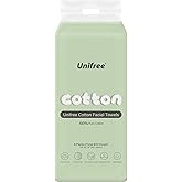 Unifree Facial Tissues I Dry Wipes I Makeup Remover, 8-pack Value Pack, 800 Count