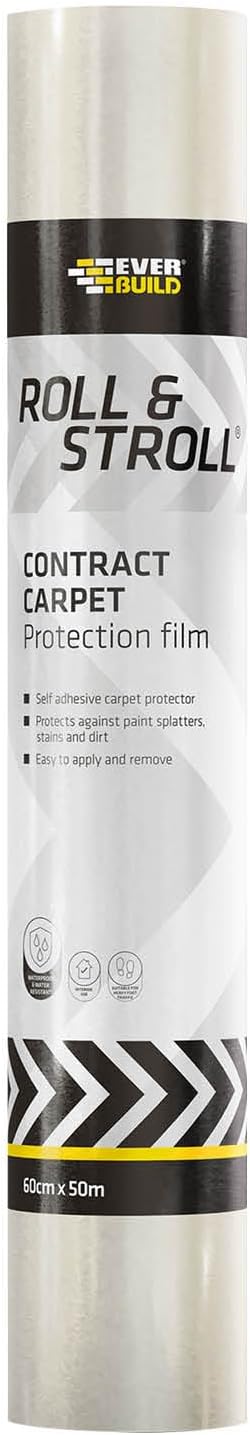 Everbuild Roll and Stroll Carpet Protector 600mm x 50m Self-Adhesive