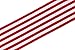 LaRibbons Red and White Horizontal Striped Ribbon, Gift Wrap Ribbon, 1-1/2 Inch by 10 Yard/Spool