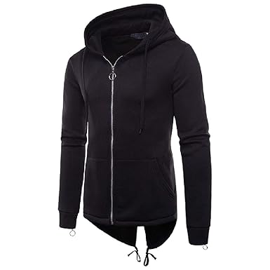 split black and white hoodie