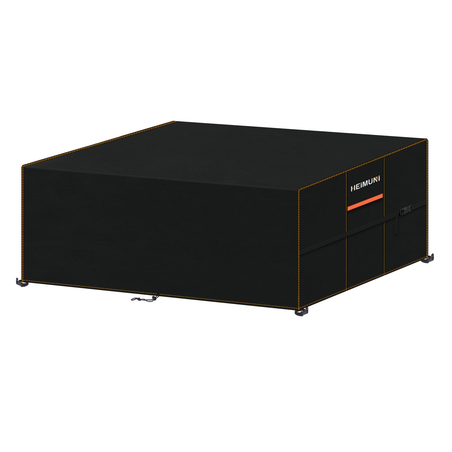 HEIMUNI Garden Furniture Covers Waterproof, 220x100x75cm Garden Table Cover Rectangular Outdoor Sofa Cover Anti-UV 420D Oxford Large Patio Furniture Covers for Rattan Furniture Set, Table and Chair