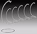 BANBERRY DESIGNS Metal Ornament Stand Smooth Silver Chrome - 9 Inch High - Set of 6