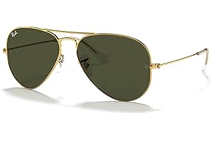 Ray-Ban RB3025 Metal Aviator Sunglasses For Men For Women +BUNDLE with ACCESSORY EYEWEAR KIT