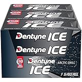 Dentyne Ice Sugar Free Gum (Arctic Chill 16 Piece Pack of 9)