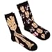 Guardians of the Galaxy Baby Groot & Rocket 2-pack Adult Socks, mens shoe size 6-12