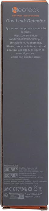 Neoteck Gas Leak Detector Portable Natural Gas Detector Audible Visual Alarm view 9