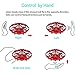 asuku Flying Ball Toy Drones,Hand Operated Drones for Kids or Adults - Scoot Flying Ball Drone，with 360°Rotating and Flashing LED Lights Mini Drone，for Boys and Girls, Kids Gifts (Red)