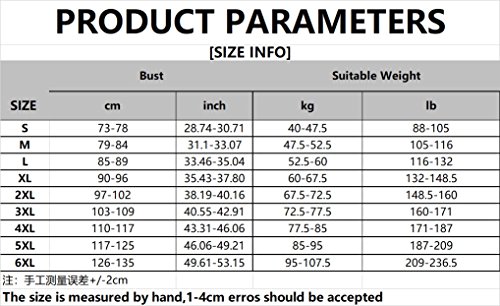 BaronHong Tomboy Trans Lesbian Cotton Chest Binder Plus Size Short Tank Top(White,3XL) - Thumbnail 5