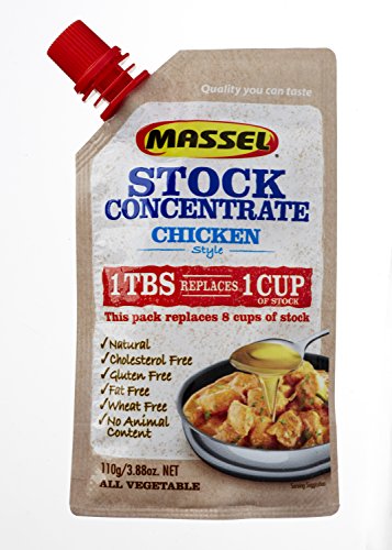 MASSEL Concentrated Chicken Style Liquid Stock, 3.88 Ounce (Pack of 6)