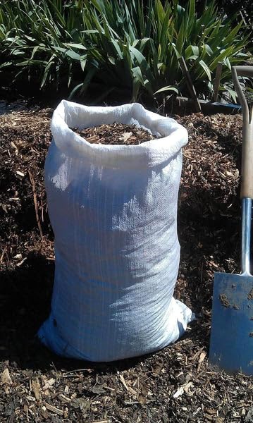 Woven Polypropylene Rubble Sacks Bags - Builder Heavy Duty Rubble Sacks- 80cm x 50cm, 25kg, Extra Strong Rubble Sacks for Garden, DIY, and Construction Waste- Large PP Rubble Sacks Reusable (5 Sacks)