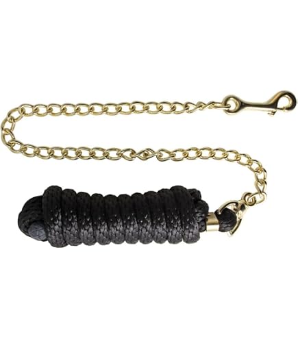 Premium Leather Show Lead For Arabians - 7ft Brown Flat Lead With Heavy Duty Buckle, Handcrafted Equestrian Equipment