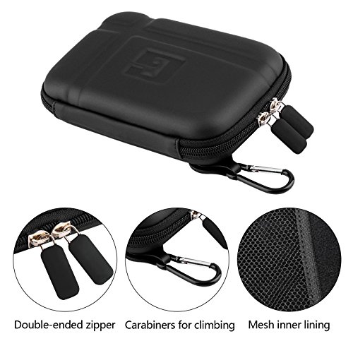 image for Jeystar 5 Inch Hard Carrying Case Portable Hard Drive Case Hard GPS Ba