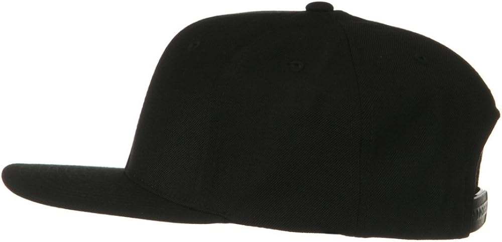 Sonette/Yupoong Wool Blend Prostyle Snapback Cap - Black at  Men’s Clothing store: Baseball Caps