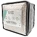 Everplush Diamond Jacquard Set, 4 x Hand Towels (16 x 30 in), Khaki, 4 Count