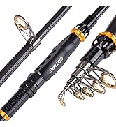 Goture Telescopic Fishing Rod Saltwater Fishing Rod Portable Travel Fishing Rod Telescope Fishing...