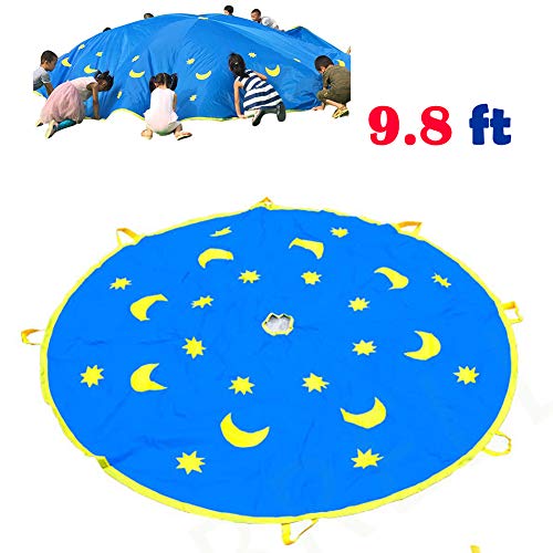 image for Zaptex Parachute Kids Games Play Parachute Team Indoor/Outdoor Play Ga