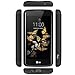 LG Phoenix 2 Case, LG Escape 3 Case, LG K8 Case, TAURI [Drop Protection] Protective Case Shockproof Hybrid Defender Armor Case Cover For LG Phoenix 2/LG Escape 3/LG K8 - Black